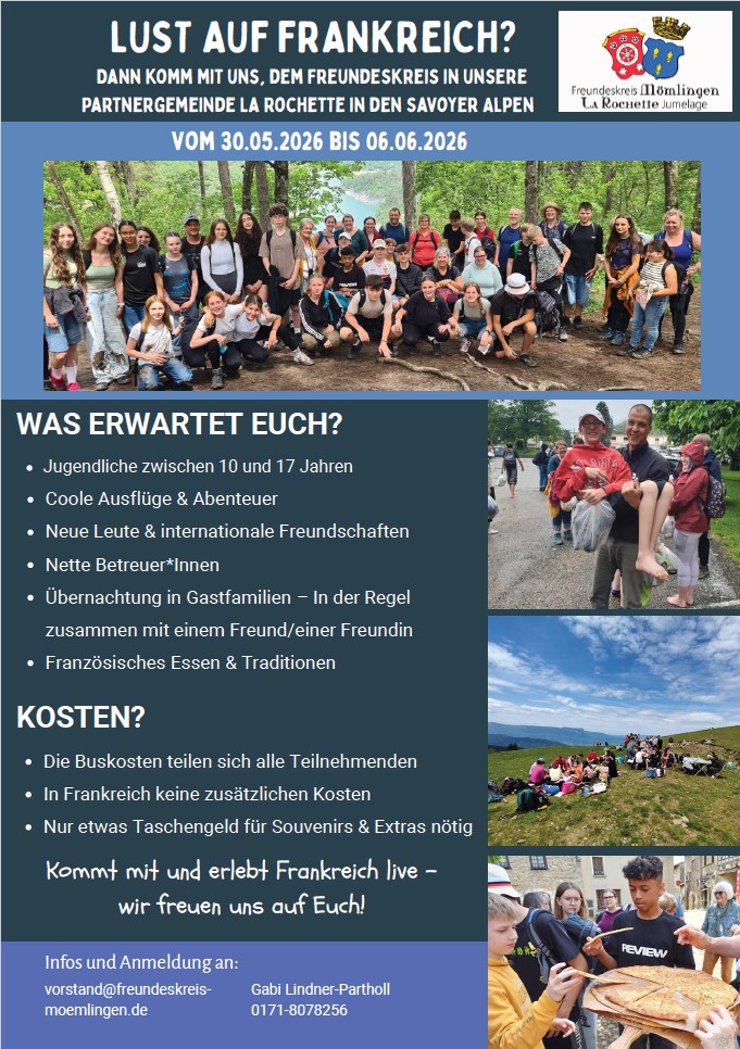 Jugendaustausch 2026